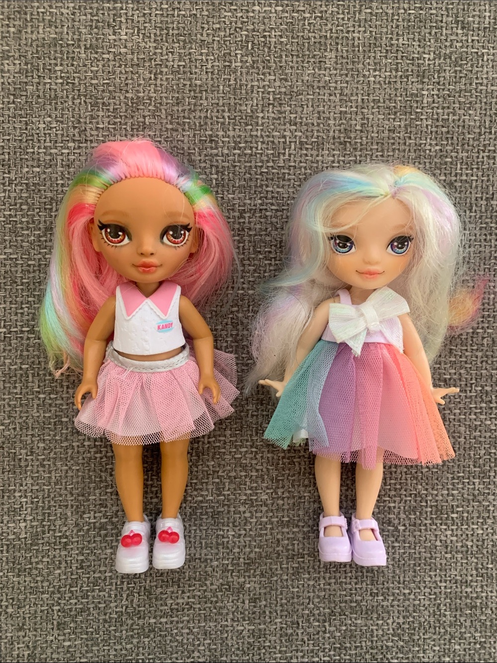 Rainbow High Littles Kandy Hart and Opal Raine 6.5” Poseable Dolls